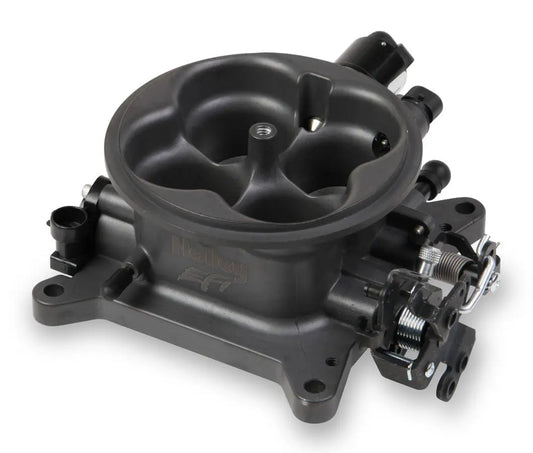 Holley MPFI Throttle Body 1000 CFM Hard Core Gray - 112-587