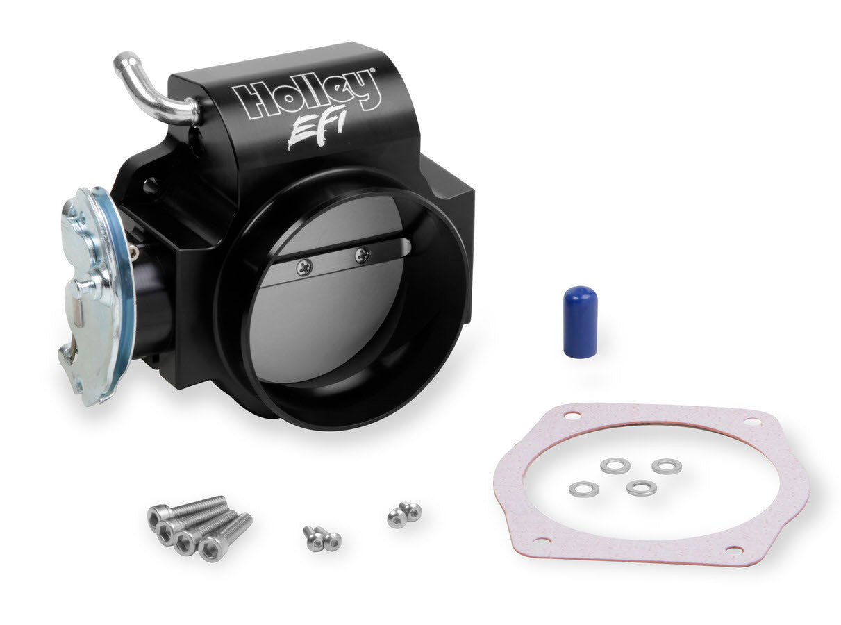 90mm LS Throttle Body w/Tapered Bore - Black HOLLEY