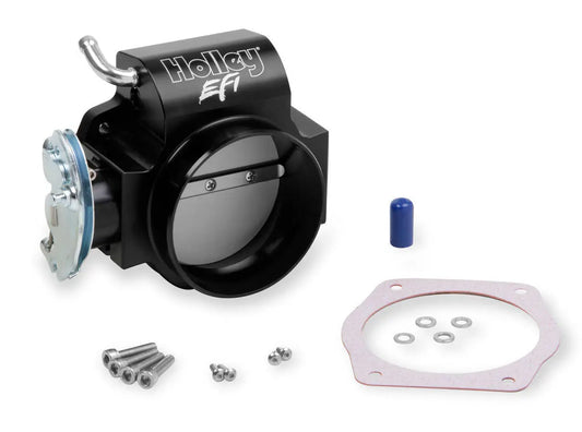 Holley 90mm LS Throttle Body w/Tapered Bore - Black - 112-589