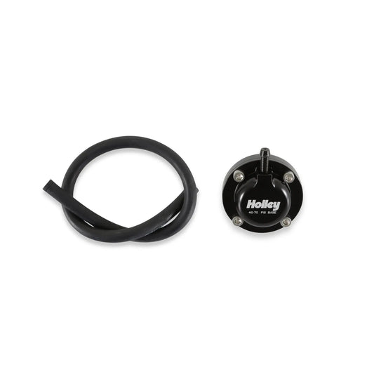 Holley Fuel Pulse Damper Billet Alm 8an ORB 40-70PSI - 12-1003