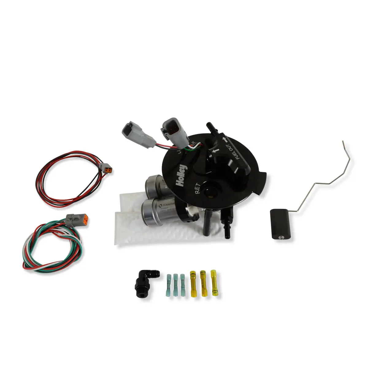 Holley Dual 450LPH Fuel Pump Module 10-15 Camaro - 12-351