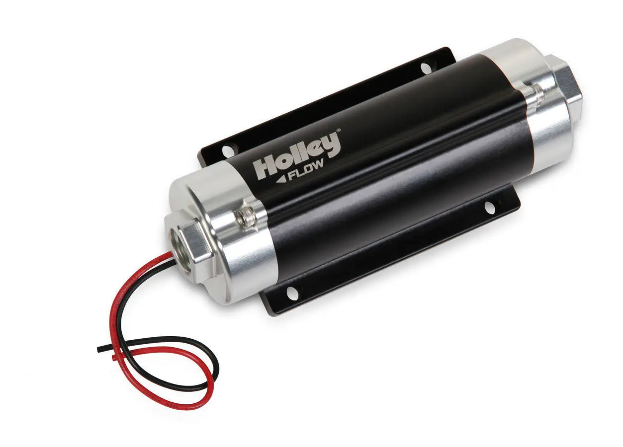 Holley 65GPH In-Line Billet Electric Fuel Pump - 12-600