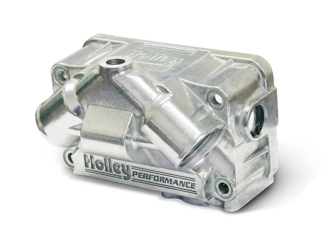 Holley Alm. Fuel Bowl Kit Secondary - Polish - 134-72S