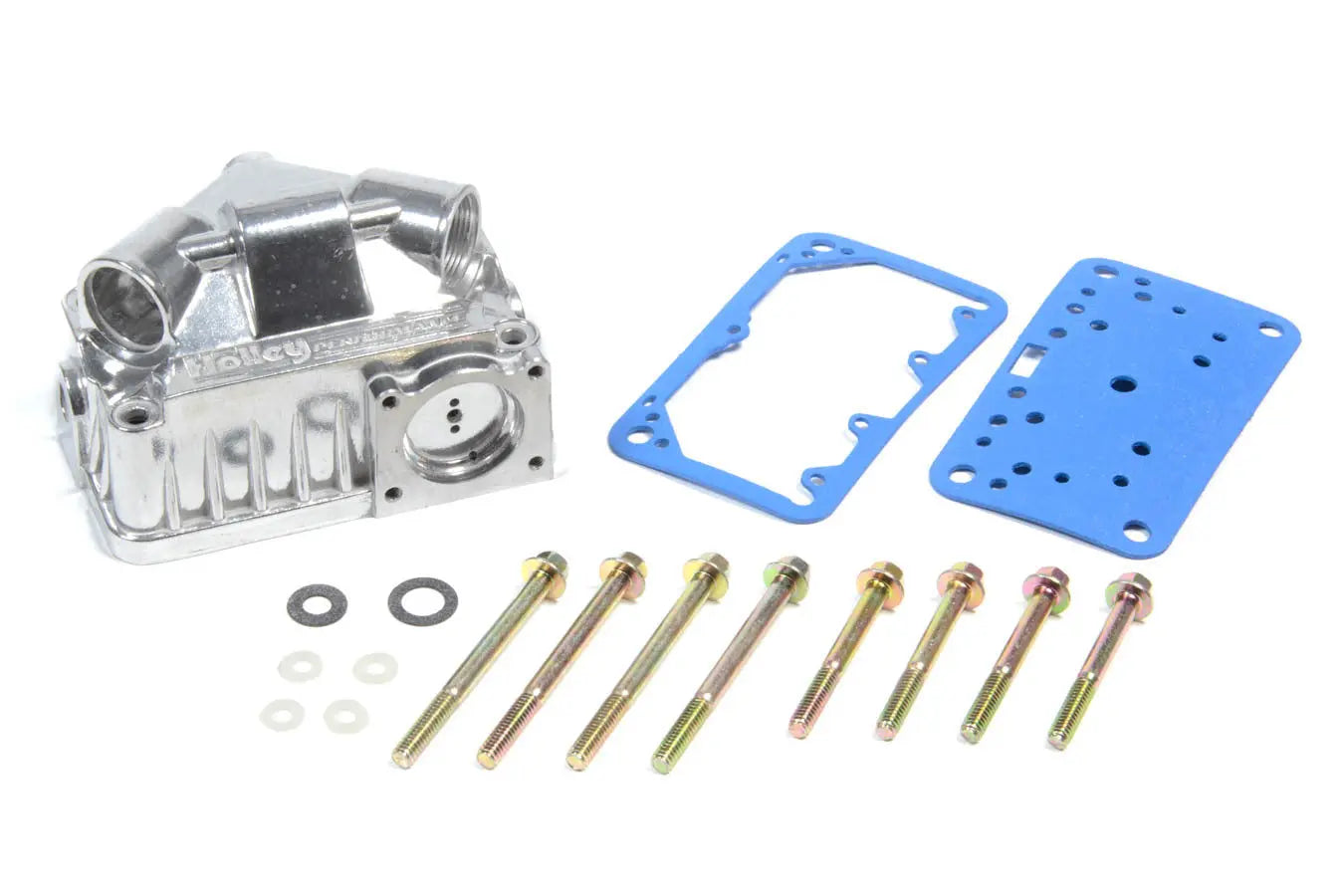 Holley Alm. Fuel Bowl Kit Secondary - Polish - 134-73S