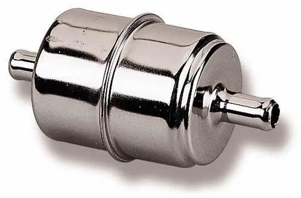 Holley 3/8in Chrome Fuel Filter  - 162-523