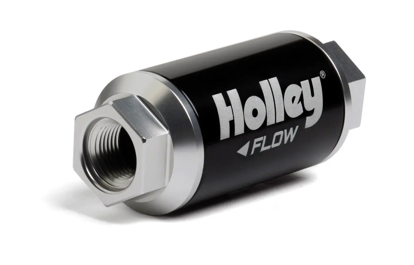Holley Billet HP Fuel Filter - 3/8NPT 100-Micron 100GPH - 162-551