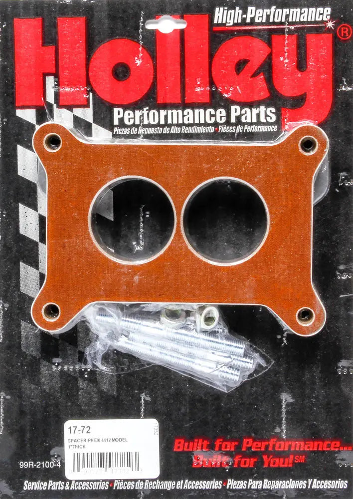 Holley 1in Carburetor Spacer 2300 Flange - 17-72