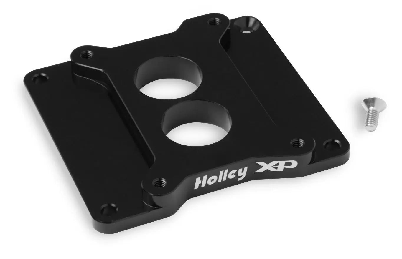 Holley 2BBL XP Carb Adapter - Black - 17-90