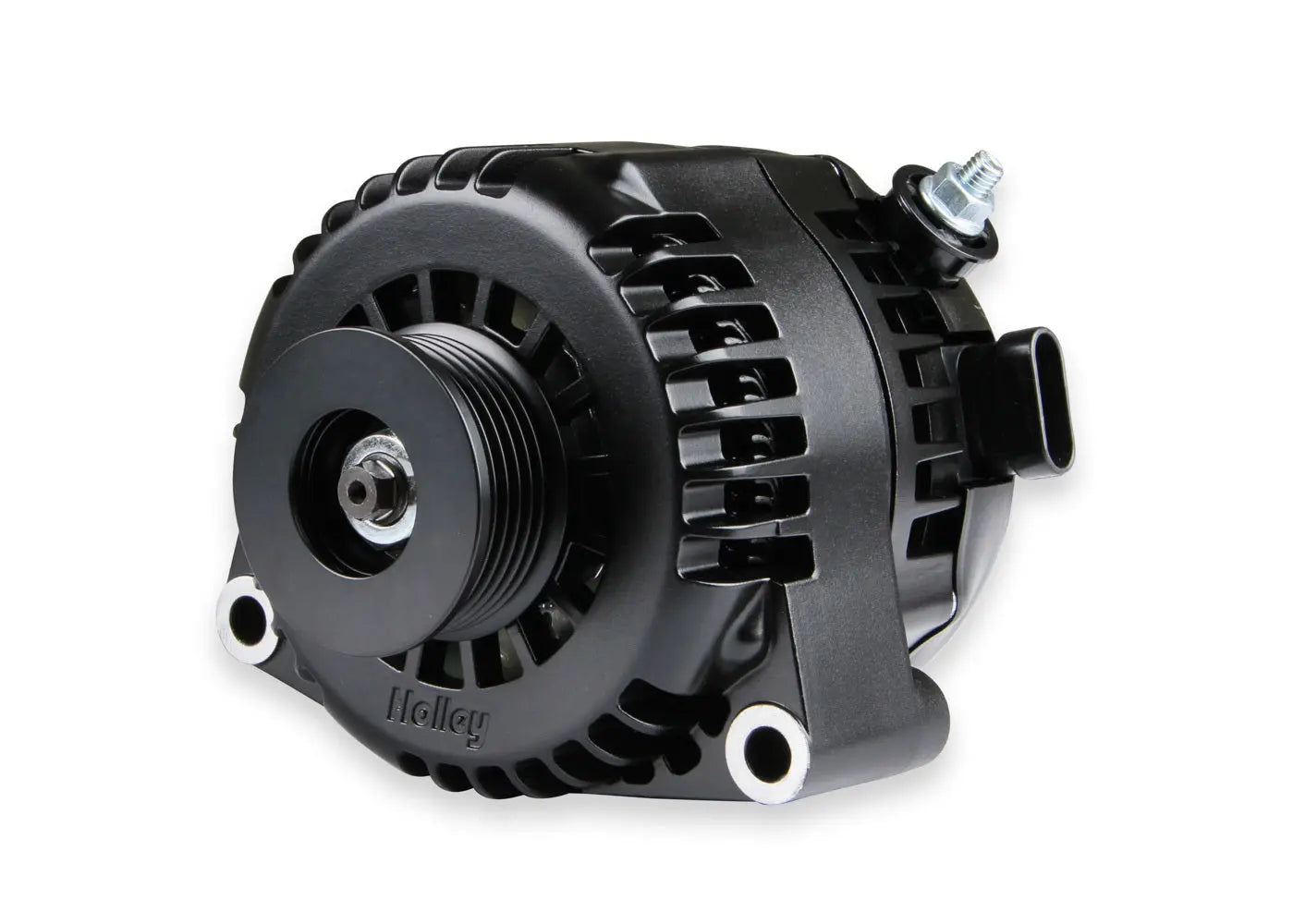 Holley Alternator Serpentine GM 150amp  1-Wire Black - 197-303