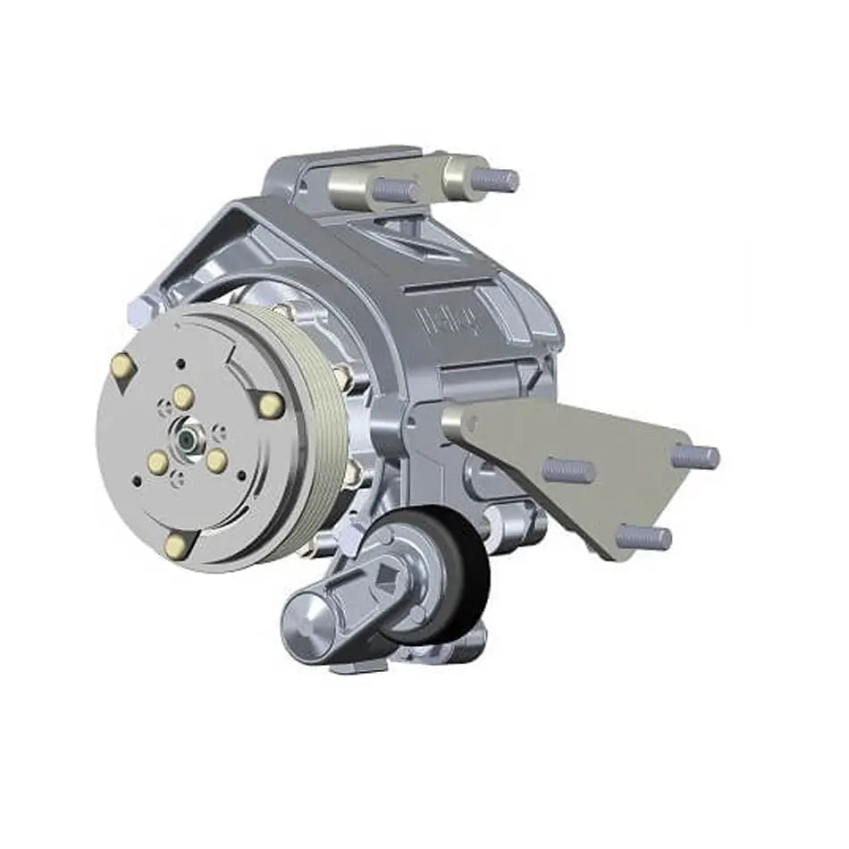 Holley Low LS Drive System Kit RH w/SD7 AC Compressor - 20-160