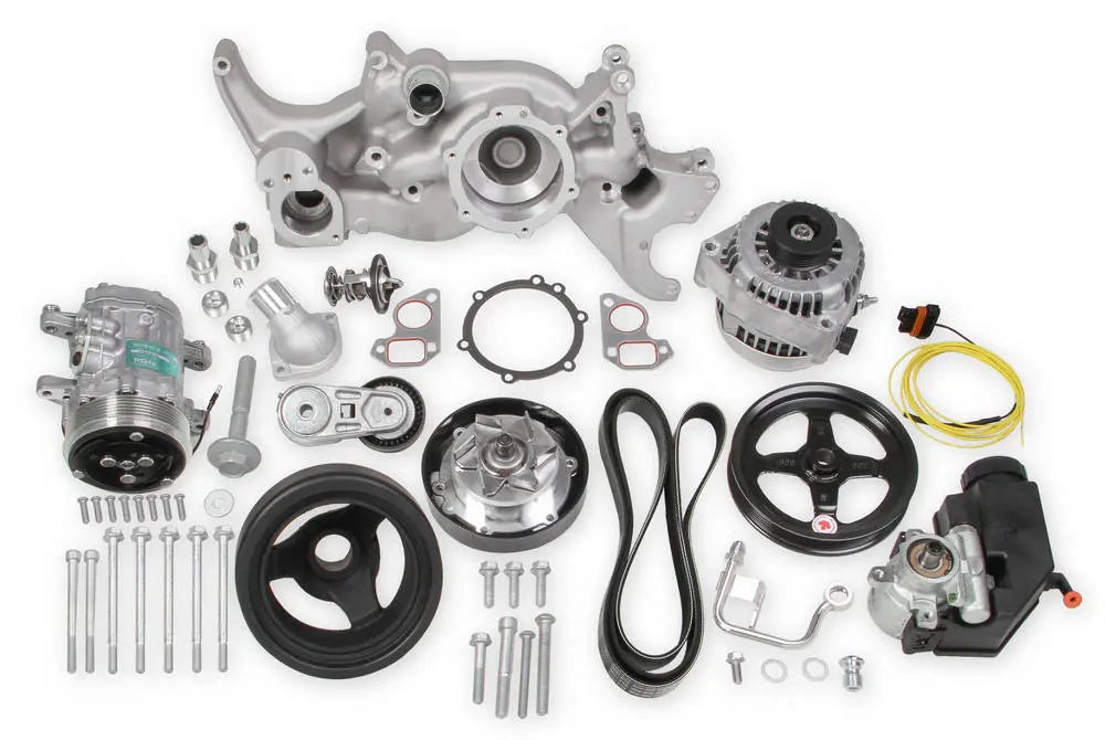 Holley LS Mid-Mount Complete Engine Accessory System - 20-185