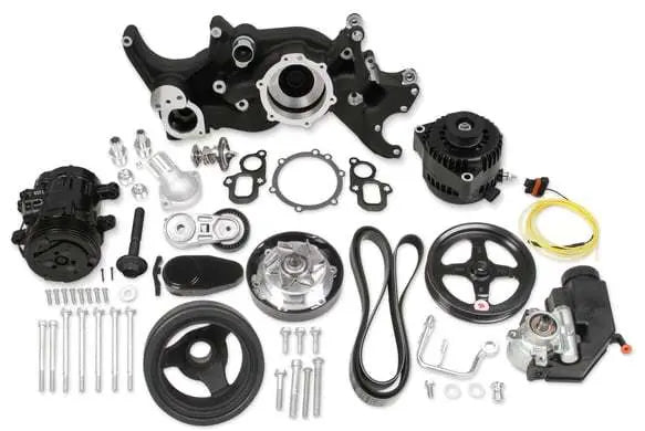 Holley Complete Mid-Mount  Acc. Drive Sys. GM Gen V LT - 20-205BK