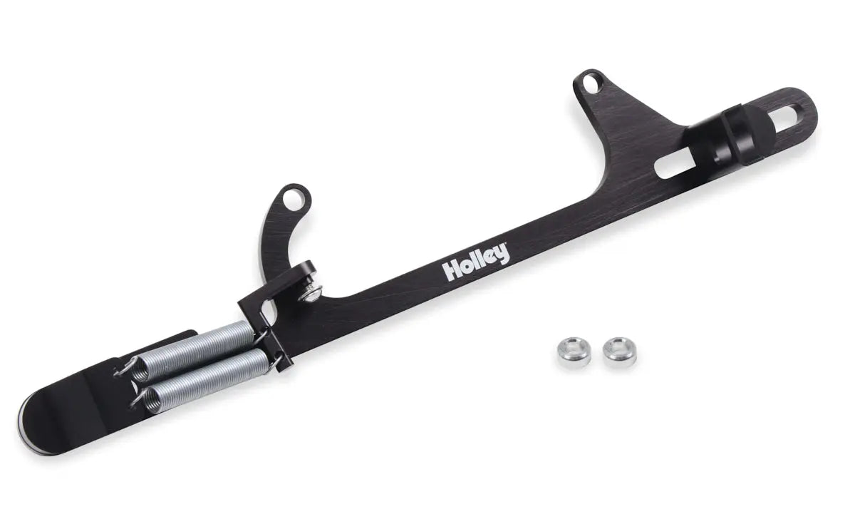 Holley Billet Throttle Bracket Billet Aluminum Black - 20-266