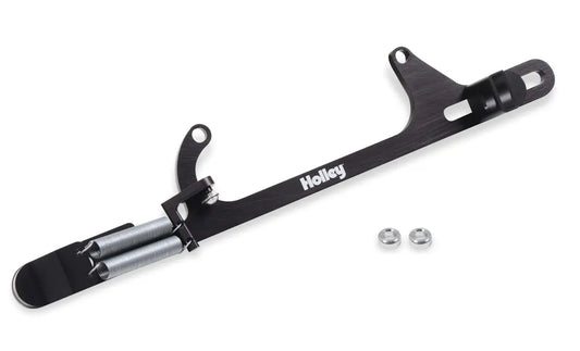 Holley Billet Throttle Bracket Billet Aluminum Black - 20-266