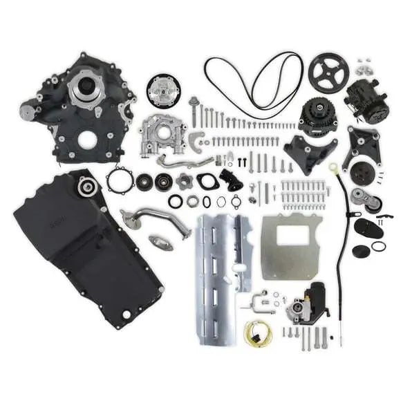Holley Complete Acc. Drive/Oil Sys. Ford 7.3L Godzilla - 20-340BK