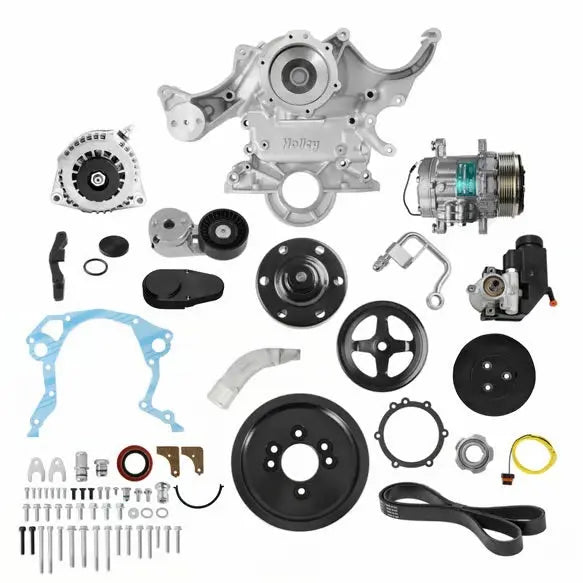 Holley Mid-Mount ACC Drive System  SBF Natural - 20-370