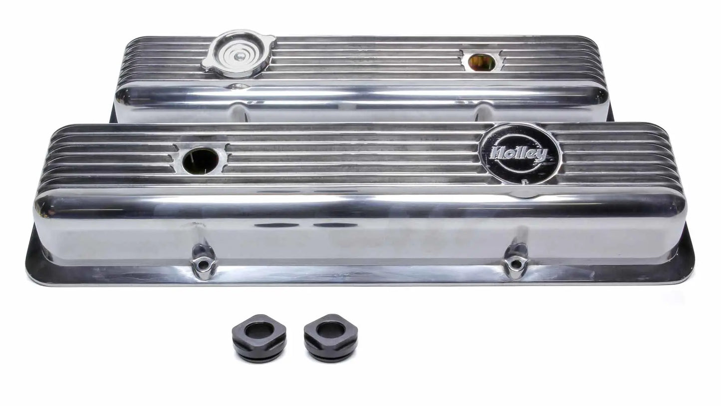 Holley SBC Muscle Series Valve Covers  (pair) - 241-137