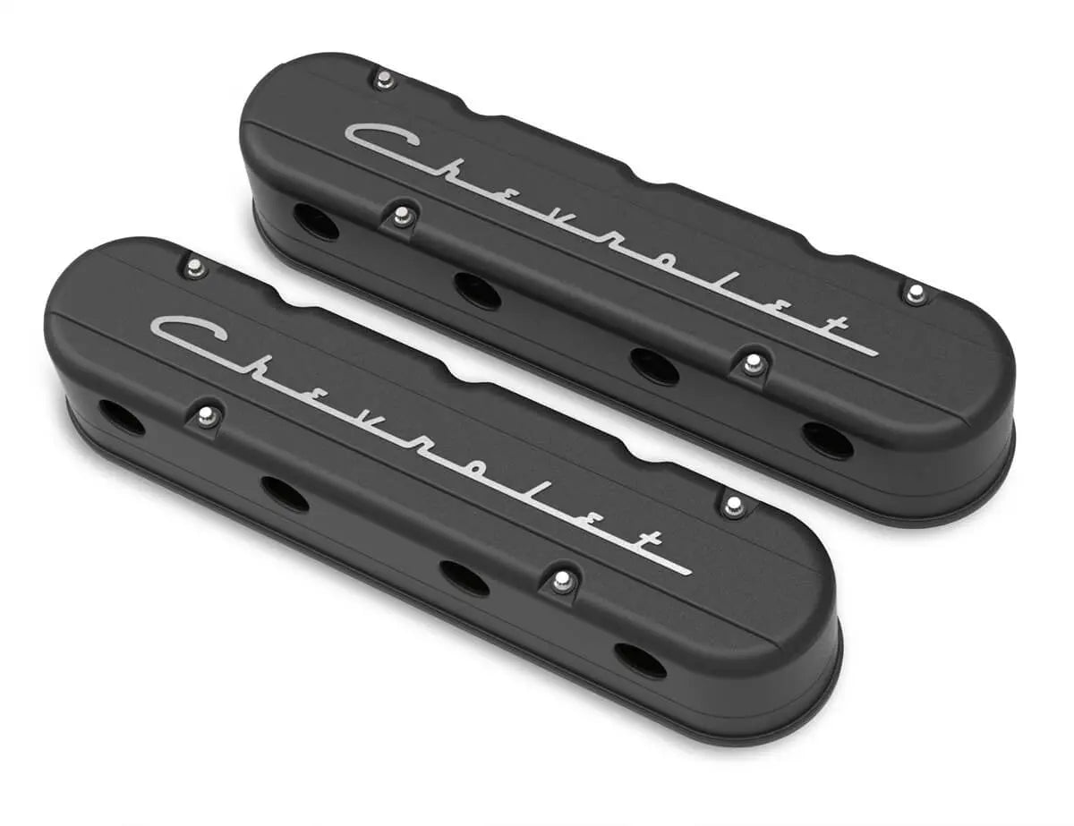 Holley Valve Cover Set GM LS 2-Piece Design - 241-177