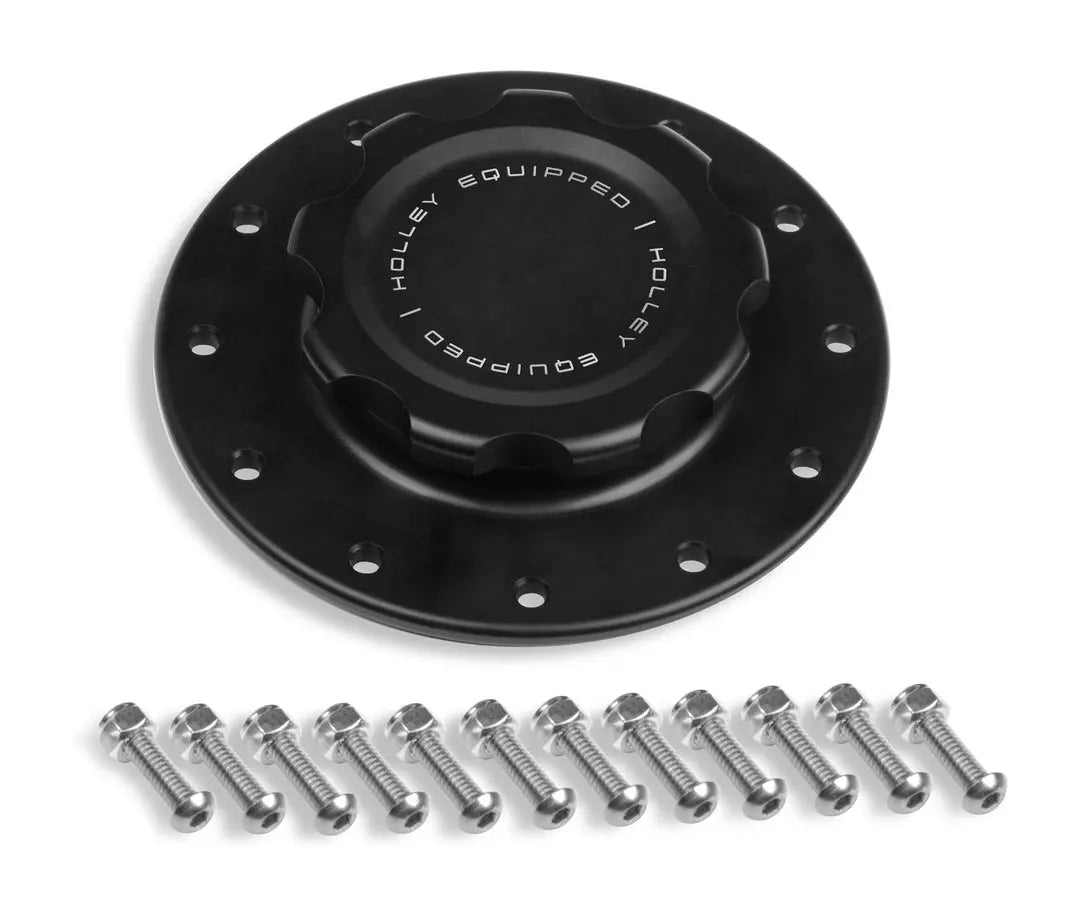 Holley Alm Fuel Cell Cap & Bung w/12 Bolt Flange - 241-227