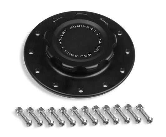 Holley Alm Fuel Cell Cap & Bung w/12 Bolt Flange - 241-227