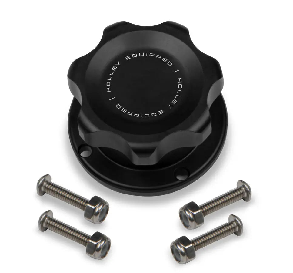 Holley Alm Fill Cap Kit w/Alm 4-Bolt Bung - 241-230