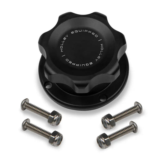 Holley Alm Fill Cap Kit w/Alm 4-Bolt Bung - 241-230