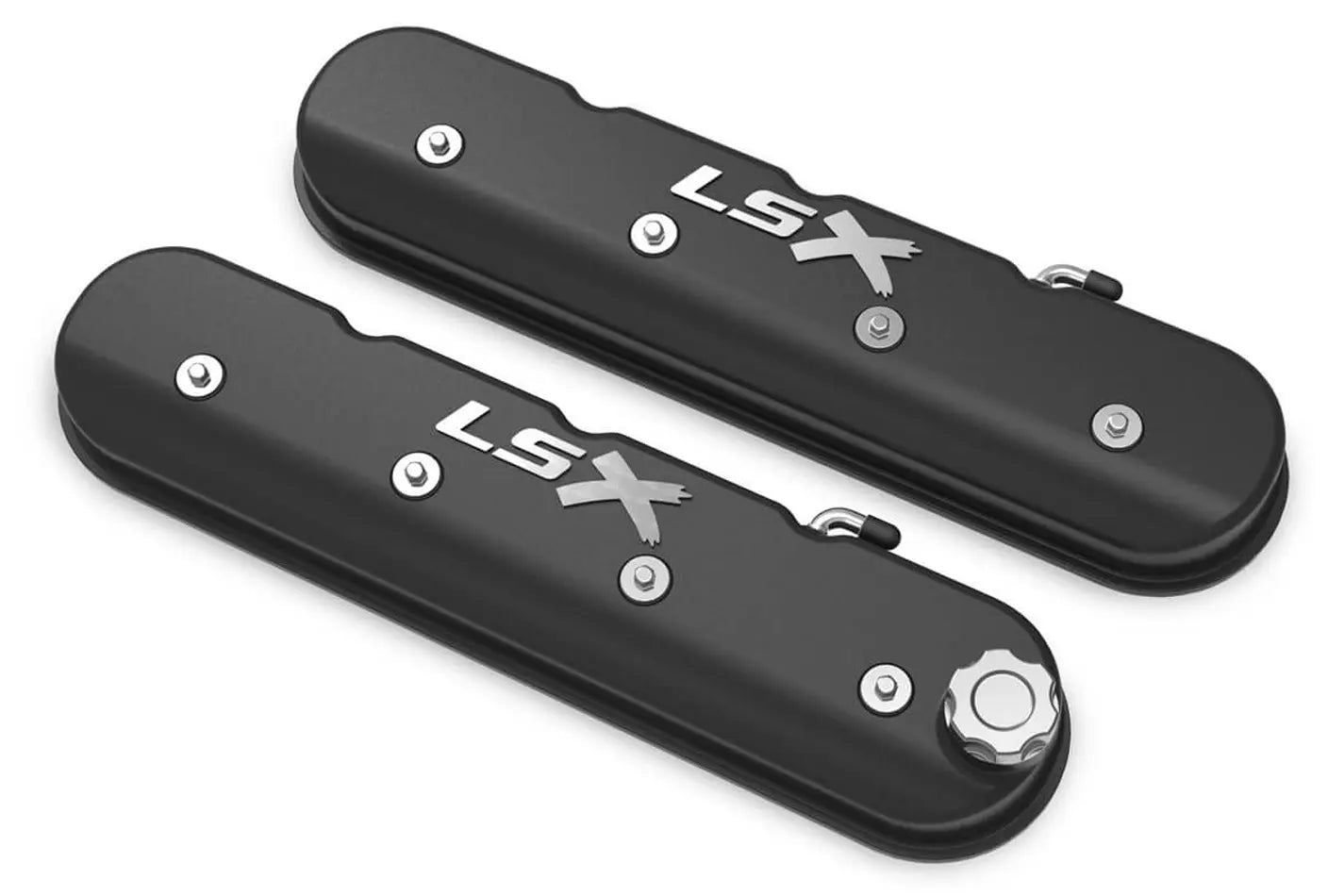 Holley LS Series Valve Covers w/LSX Logo - 241-407