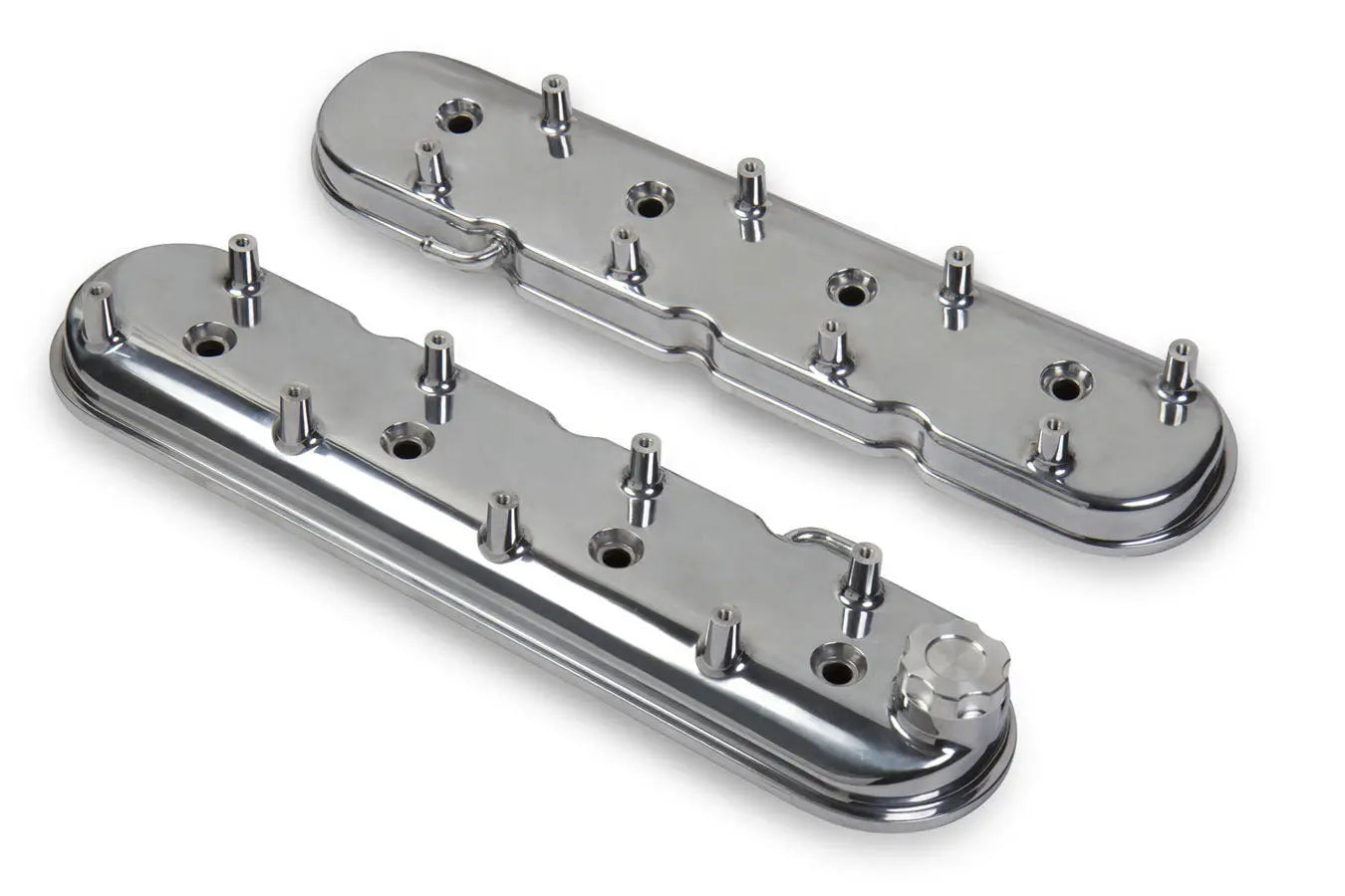 Holley GM LS1 Valve Cover Set - Polished - 241-90