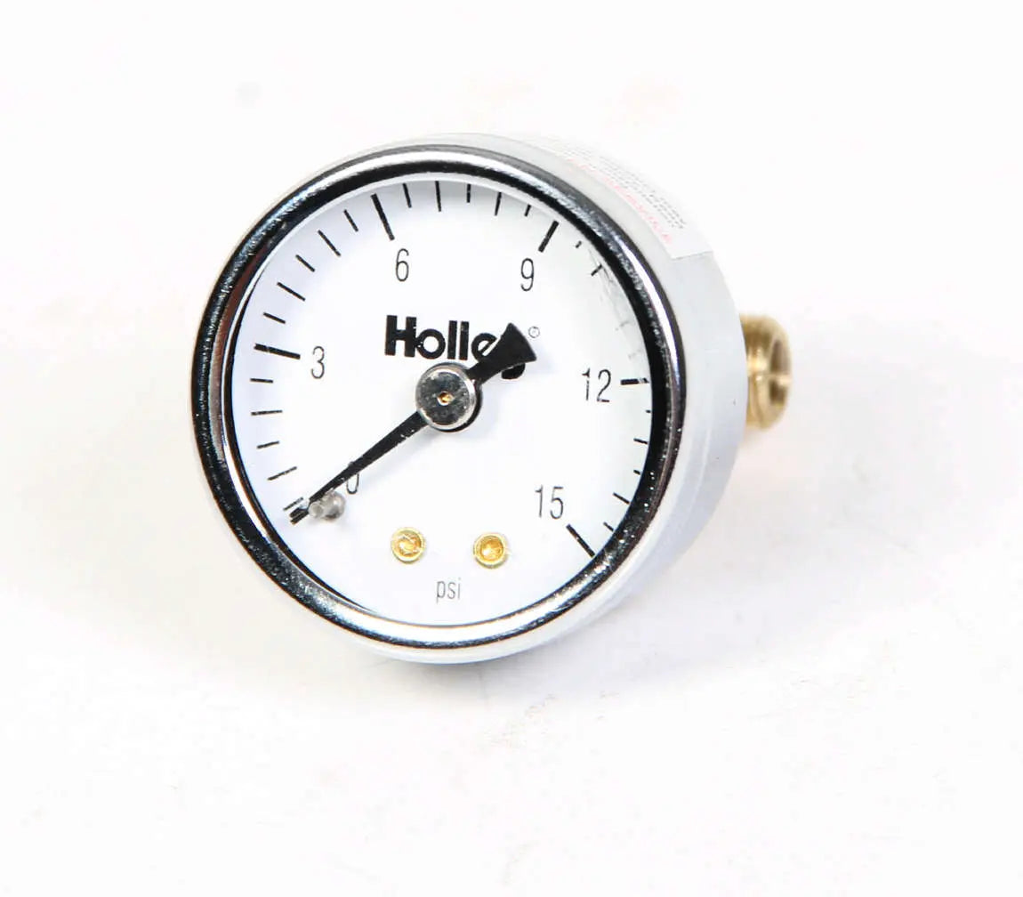 Holley 0-15 Fuel Pressure Gauge  - 26-500