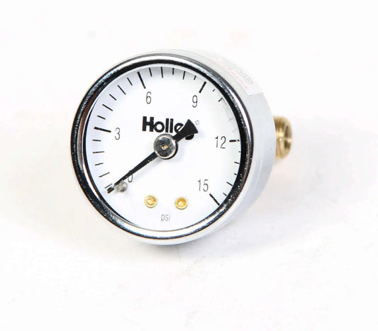 Holley 0-15 Fuel Pressure Gauge  - 26-500