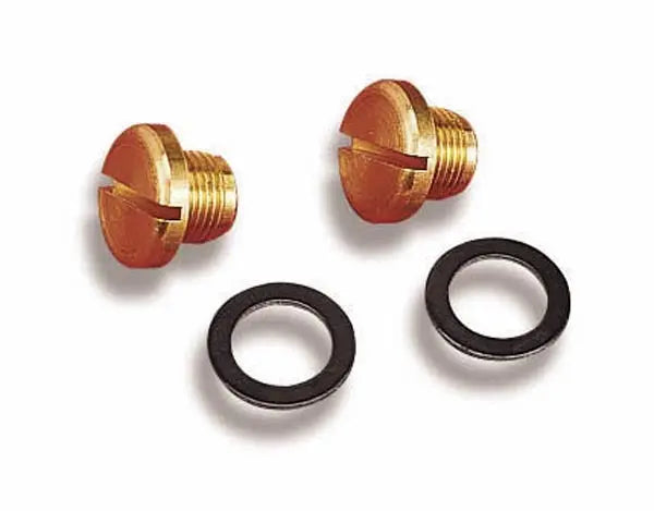 Holley Fuel Bowl Plugs (2)  - 26-85