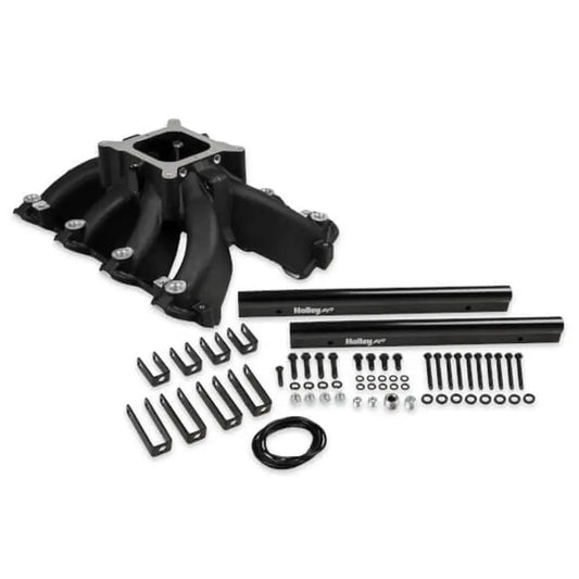 Holley GM LS Intake Manifold Split Single Plane 4150 - 300-255BK