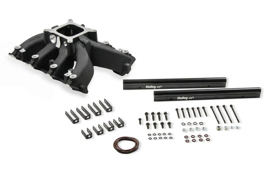 Holley EFI Intake Manifold GM LS3 Single Plane Black - 300-290BK