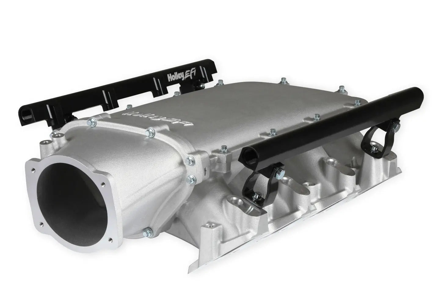 Holley LS3 Low Ram Intake Kit Single Injector Frt Feed - 300-680