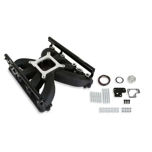 Holley Gen-3 Hemi EFI Intake Manifold Kit Black - 300-930BK