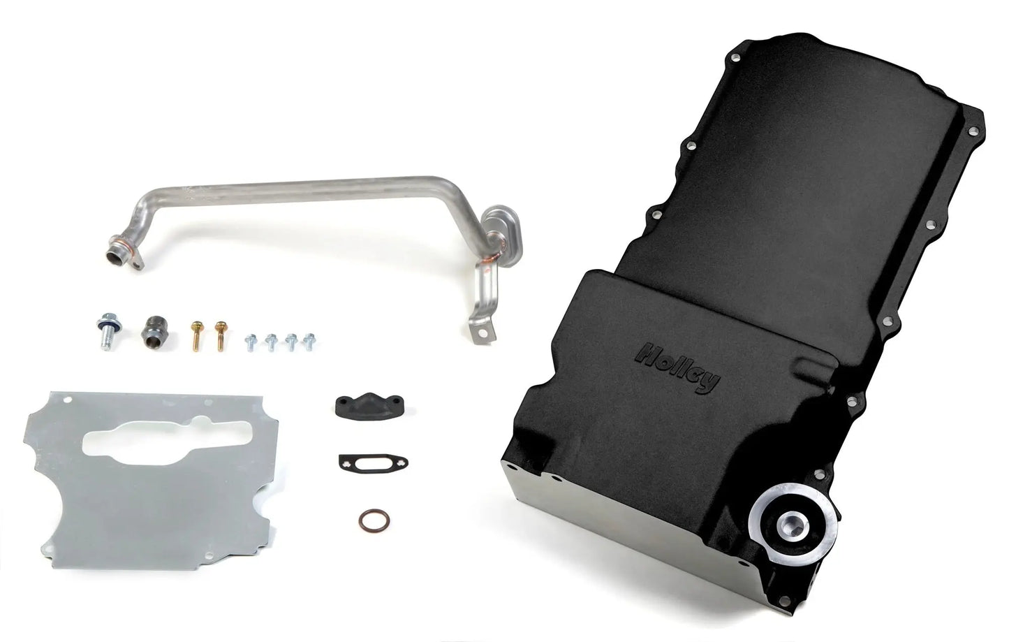 Holley GM Retro Fit Oil Pan - LS Engines - Black - 302-1BK