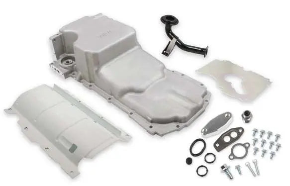Holley GM LT Gen-V Oil Pan Swap Kit - As-Cast Finish - 302-21