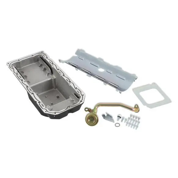 Holley 6qt Cast Alm Oil Pan Kit 6.2L Gen III Hemi Swap - 302-64BK