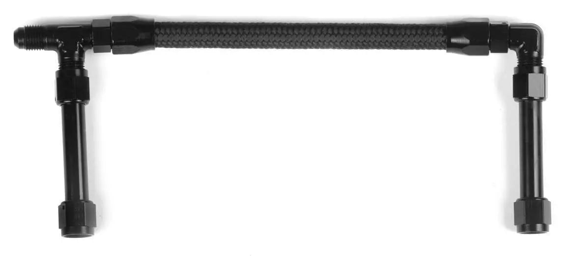 Holley Fuel Inlet Fitting 6an Ano-Tuff w/Pro-Lite Hose - 34-42