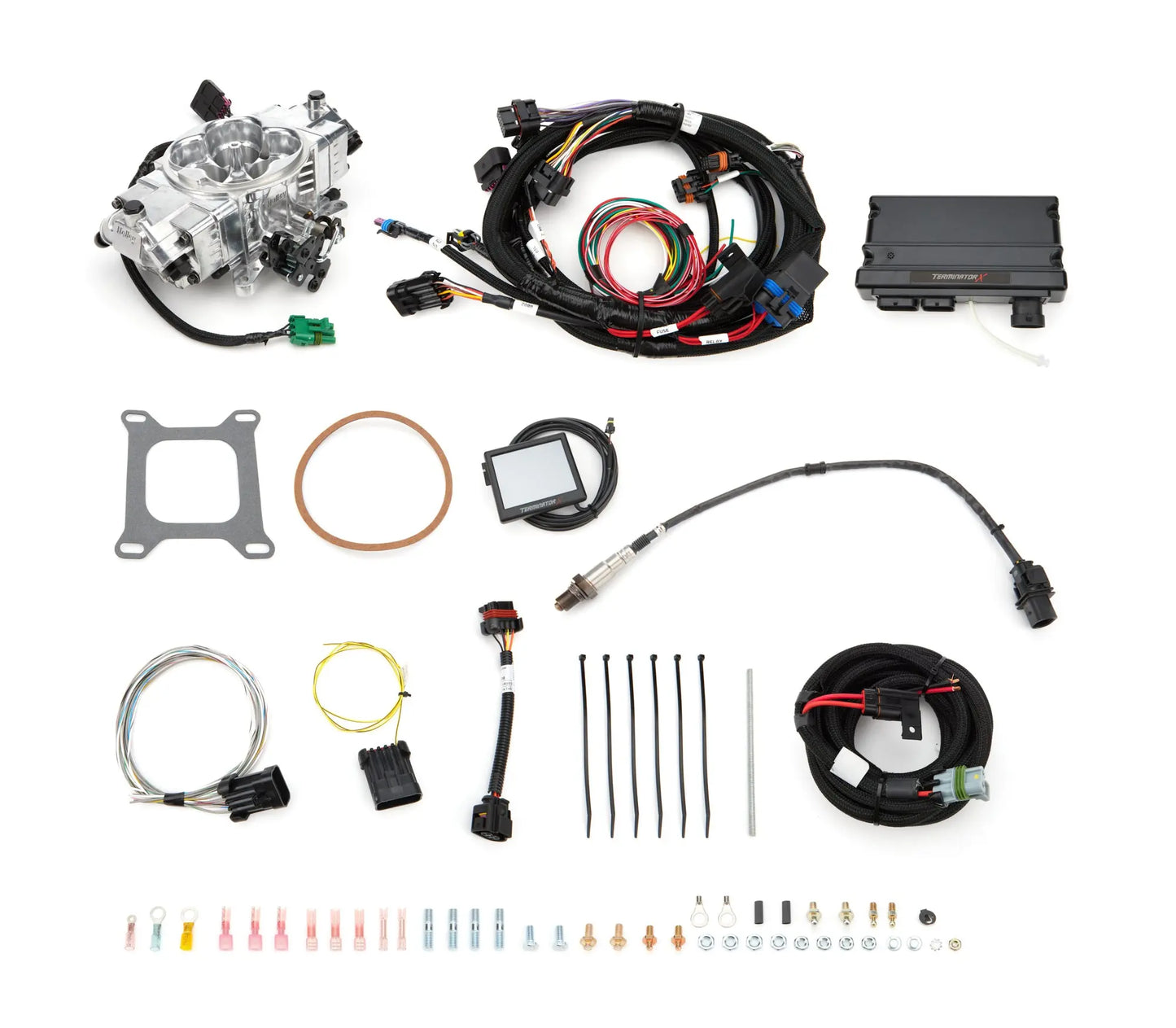 Holley Terminator X Stealth Kit 4150 Shiny Finish - 550-1001