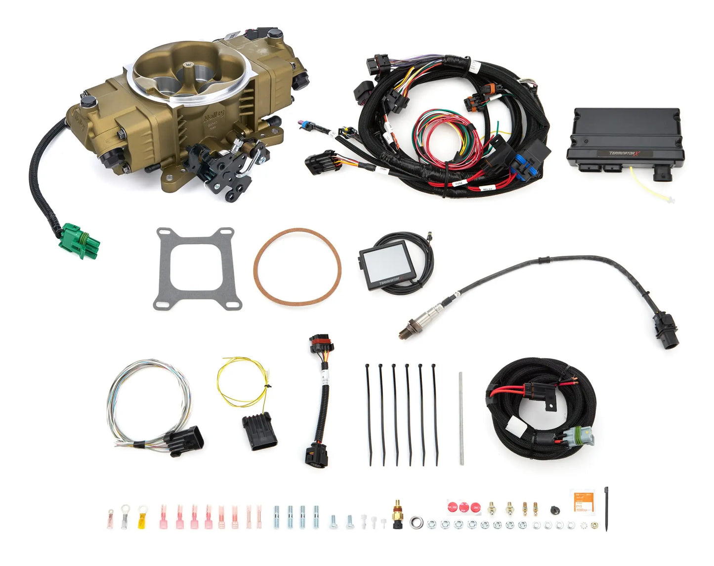 Holley Terninator X Stealth EFI System 4150 - Gold - 550-1003