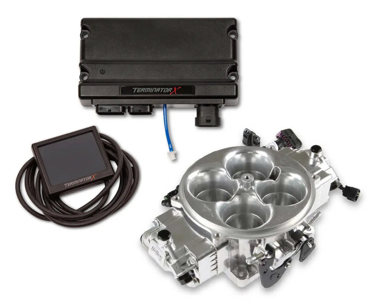 Holley Terminator X Stealth 4500 - 8 Injectors Shiny - 550-1070