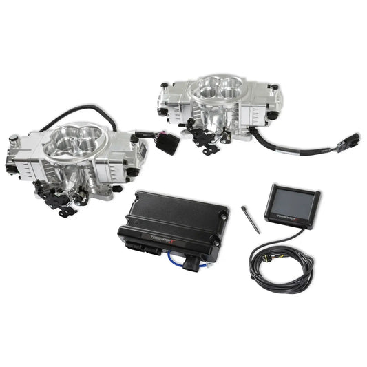 Holley Terminator X Stealth Kit 4150 2X4 - Shiny - 550-1074