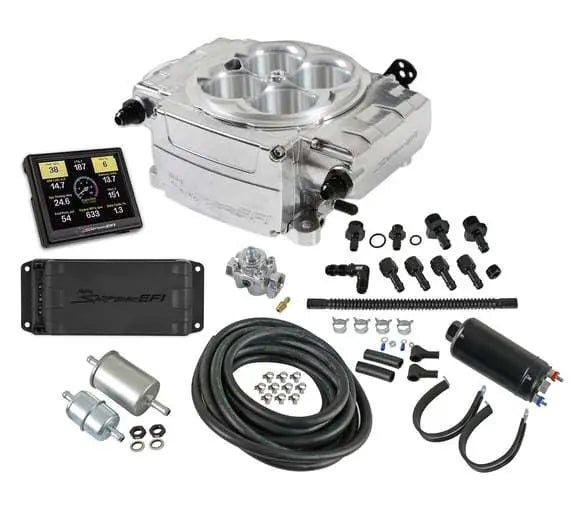 Holley Sniper 2 EFI Master Kit Polished  w/PDM - 550-510-3PK