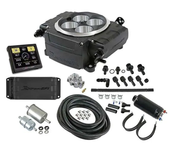 Holley Sniper 2 EFI Master Kit Black w/PDM - 550-511-3PK
