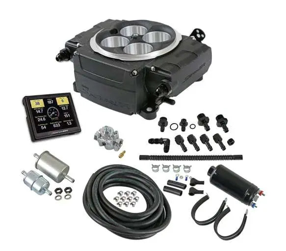 Holley Sniper 2 EFI Master Kit Black wo/PDM - 550-511-3XK