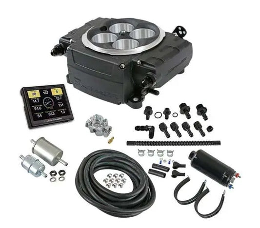 Holley Sniper 2 EFI Master Kit Black wo/PDM - 550-511-3XK
