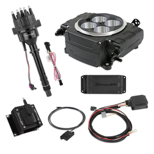 Holley Sniper 2 EFI Bundle Kit SBC BLACK - 550-511-BPX-SBC