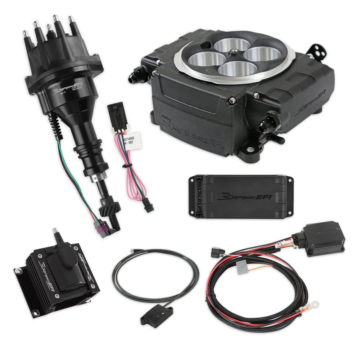 Holley Sniper 2 EFI Bundle Kit SBF BLACK - 550-511-BPX-SBF