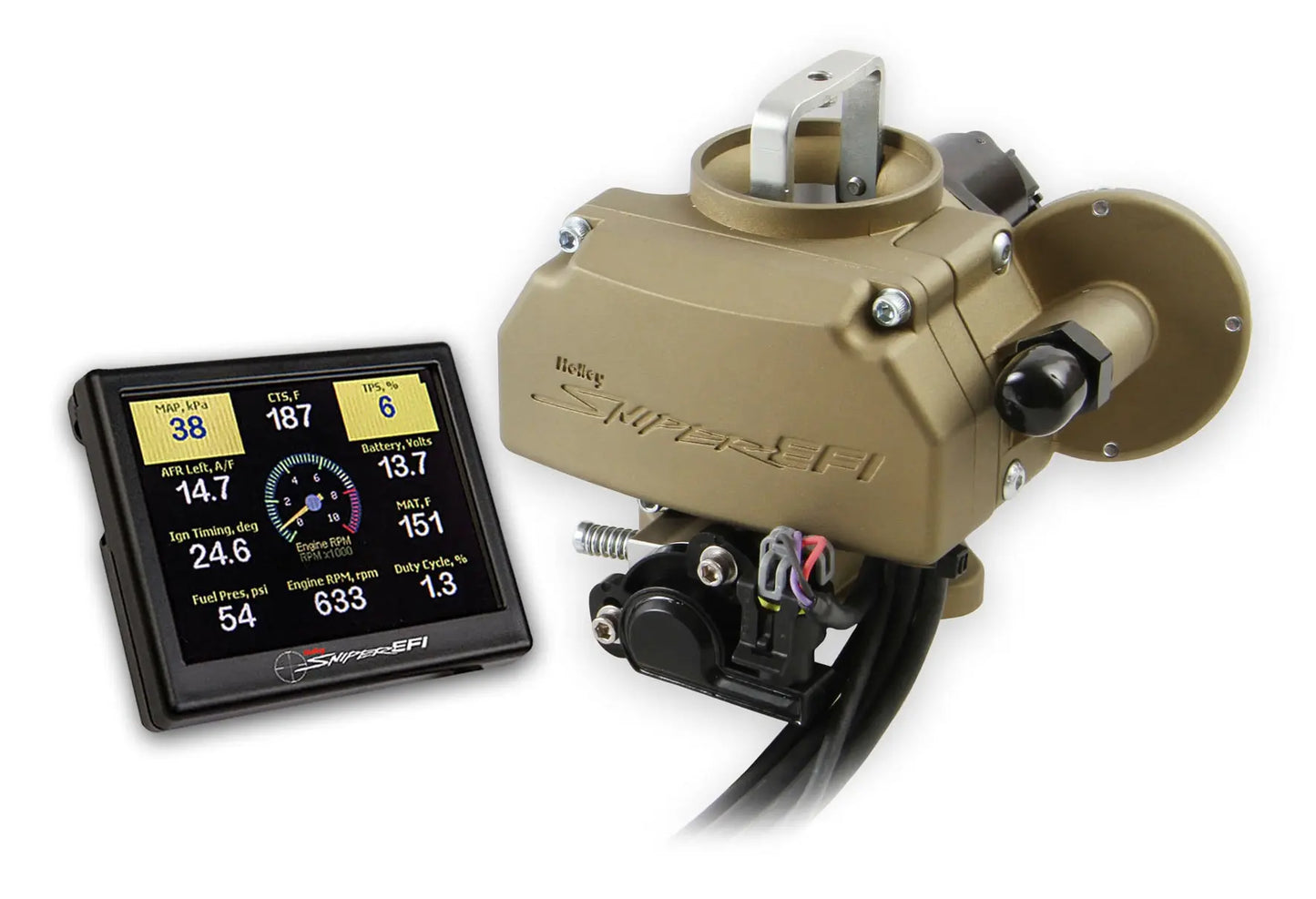 Holley Sniper EFI Autolite 1100 Gold Finish - 550-552